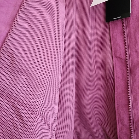 NWT Nike Purple Pink Oversize Jacket Windbreaker XL - Picture 12 of 14